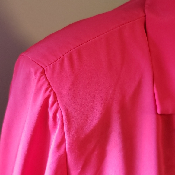 Vintage fuschia blouse - Picture 4 of 8